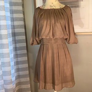 UmGee champagne colored dress in small.